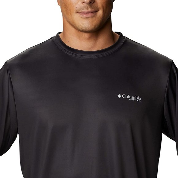 🆕Columbia Men's Terminal Tackle PFG State Triangle LS, MD-Black/Ga Flag, NWT - Picture 4 of 5